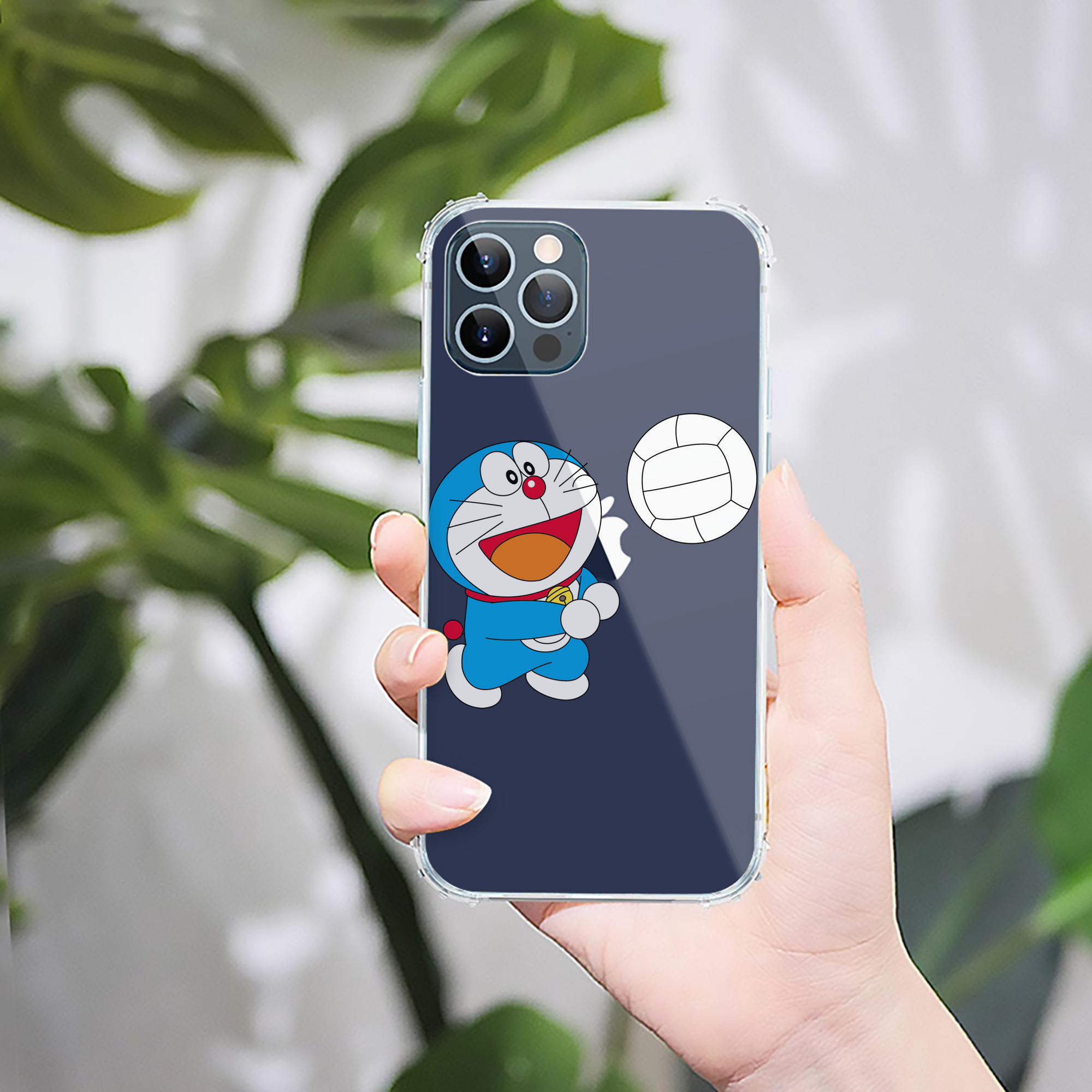 （画像用） ドラえもん Doraemon 【iPhone 12シリーズ対応】透明スマホケース（クリアソフトケース）